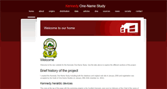 Desktop Screenshot of kennedydna.com